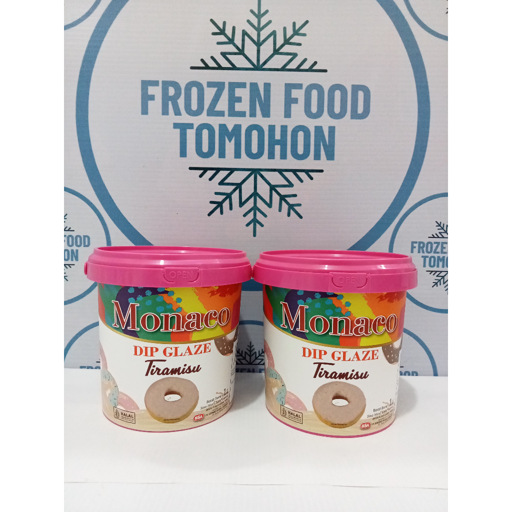 

Monaco DIP GLAZE Tiramisu 1000gr - Frozen Food Tomohon
