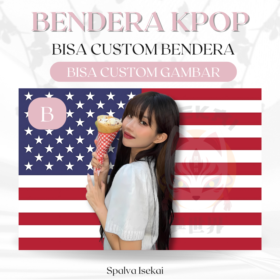 Bendera AMERIKA KPOP SOYEON I-DLE IDLE GIDLE (G)-IDLE / POSTER KPOP / BENDERA KPOP Jeon Soyeon / KPO