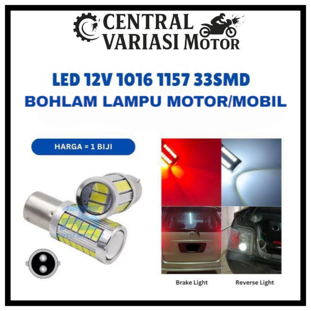 ORIGINAL LAMPU MOTOR LAMPU AC DC LAMPULED UTAMA DEPAN 33 LED LAMPU DEPAN MOTOR H6 COB 33 MATA LED AC