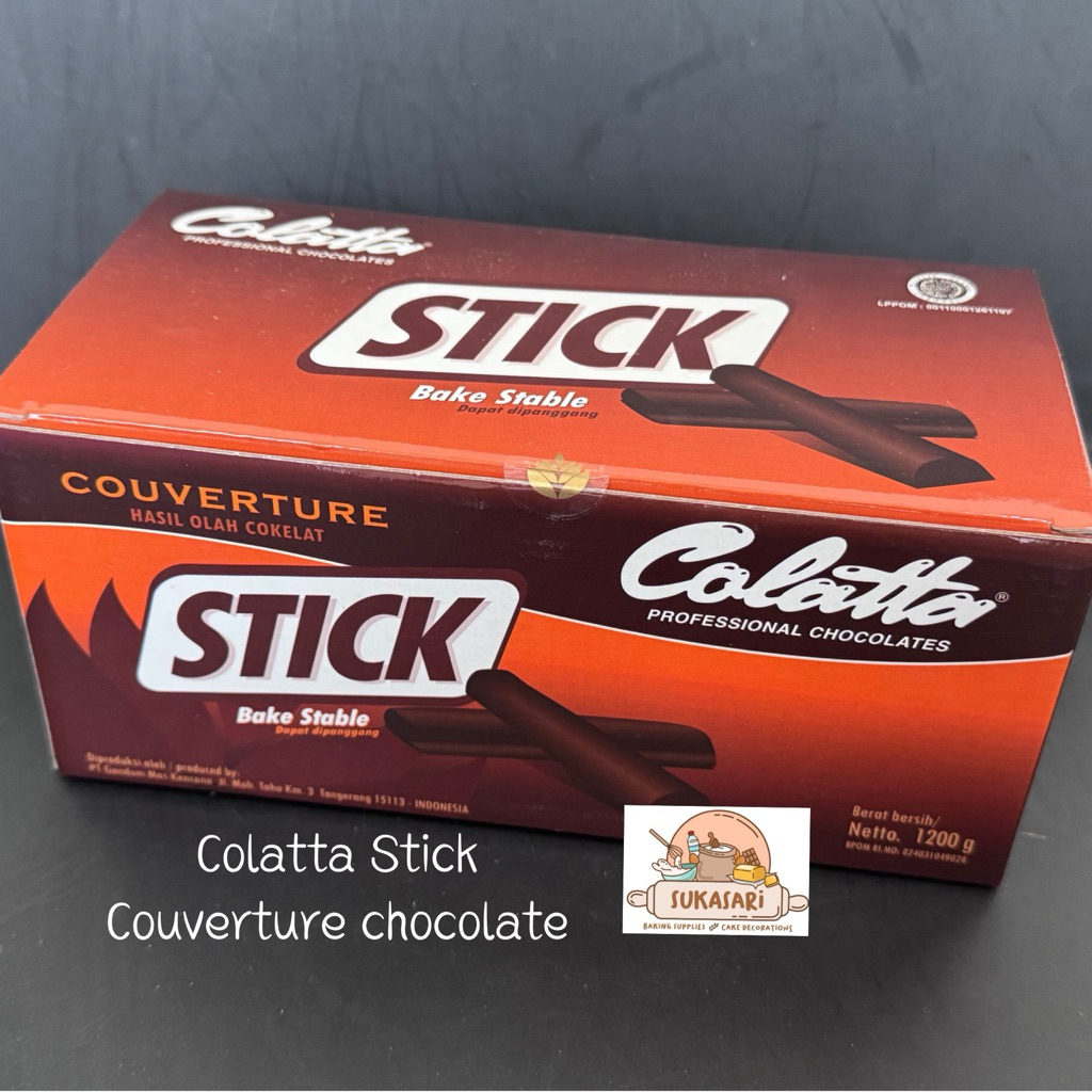 

Colatta Stick Couverture 1.2 kg Box Cokelat coklat Chocolate Stik batang 1200gr