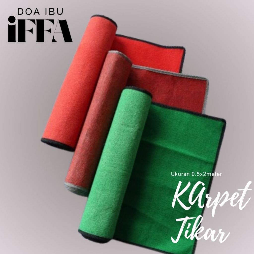Cover Alas Kursi Karpet Tikar Bludru Merah, Hijau, Maroon, Hitam, Coklat, Bagus Murah Grosir