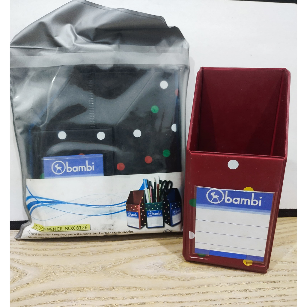 

Bambi Pencil Box Soursop Collapsible / Tempat Pensil Meja Kantor