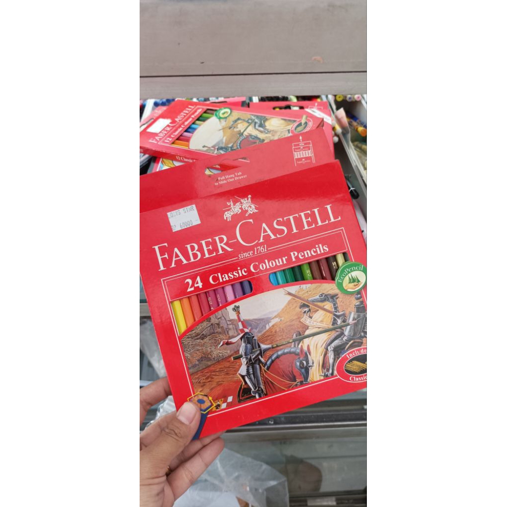 

Pensil Warna Faber Castell 24 Warna Besar