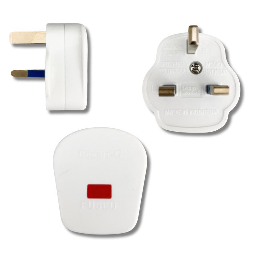 STEKER LISTRIK KAKI 3 /COLOKAN AC KAKI 3 BRIGHT-G BG9668 STEKER AC