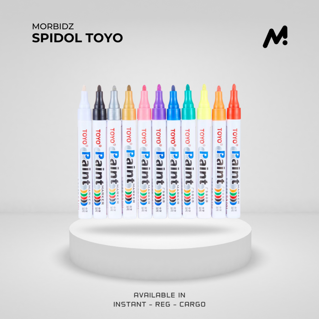 

MBZ Spidol Toyo Permanen Spidol Gambar Marker Cat Mobil Ban Kayu Spidol Prakarya