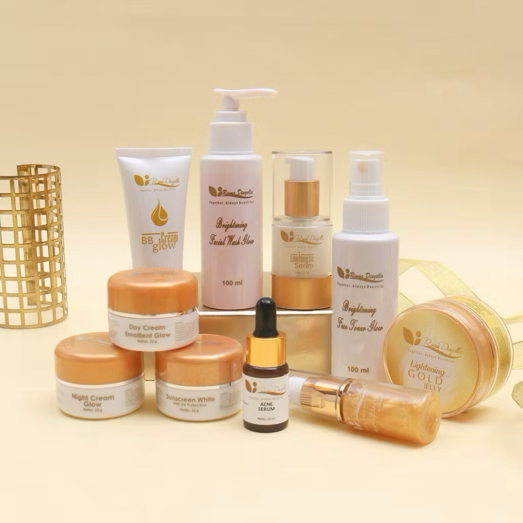 [ BPOM ] CREAM RD RINNA DIAZELA SKINCARE GOLD BRIGHTENING GLOW ORIGINAL
