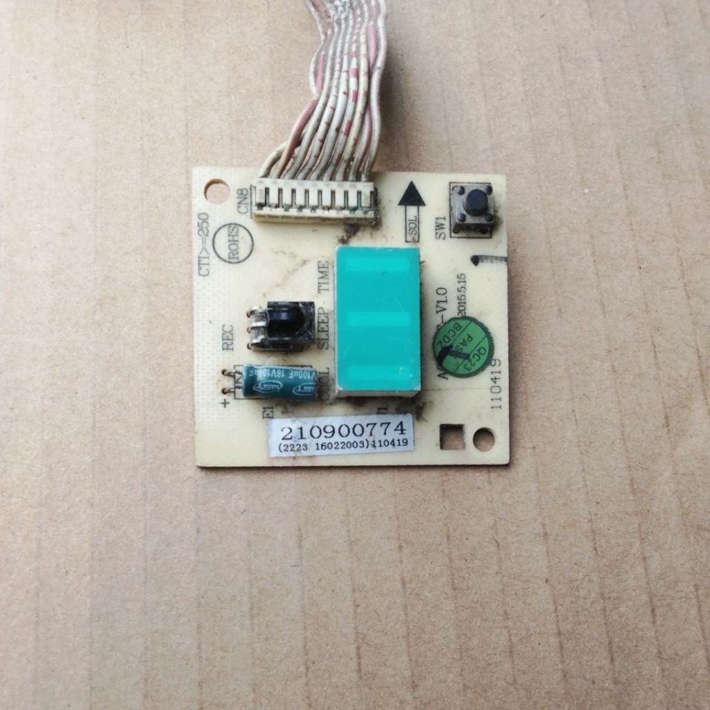 sensor display AC Samsung R410