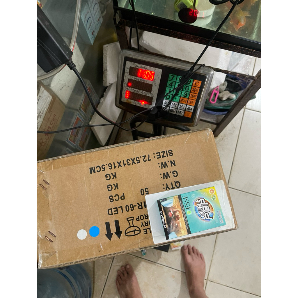 GROSIR 50 PCS MORI T4 60CM LAMPU AQUARIUM