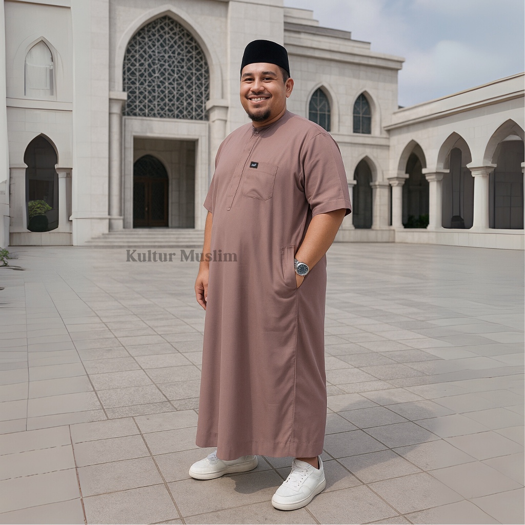 Gamis Pria Jumbo Jubah Jumbo Dewasa Gamis Jubah Pria Jumbo Lengan Panjang Jubah Jumbo Premium Jubah 