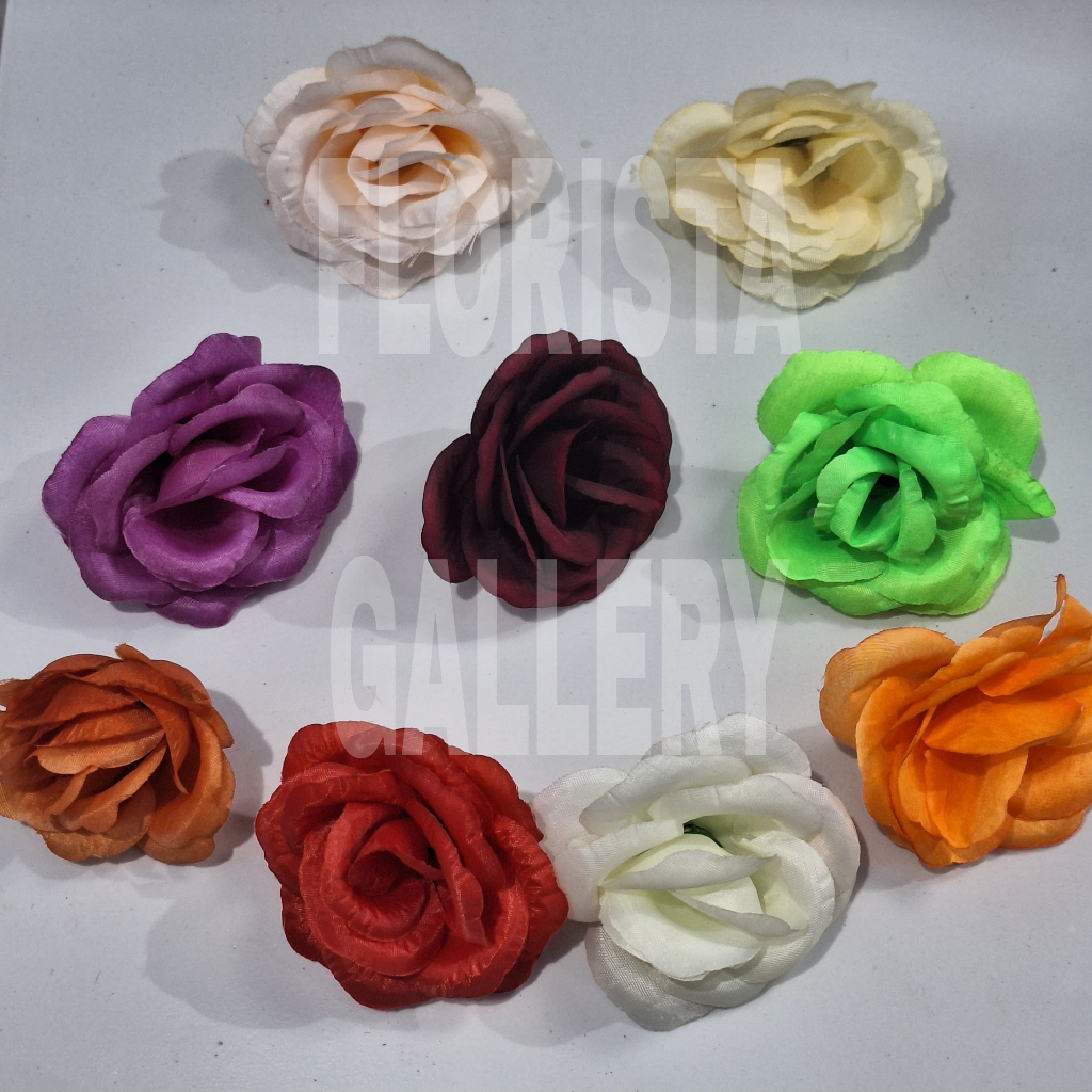 Kuntuman Mawar Satuan Bunga Artificial Bunga Palsu Kelopak Mawar Satuan Bunga Murah Dekorasi