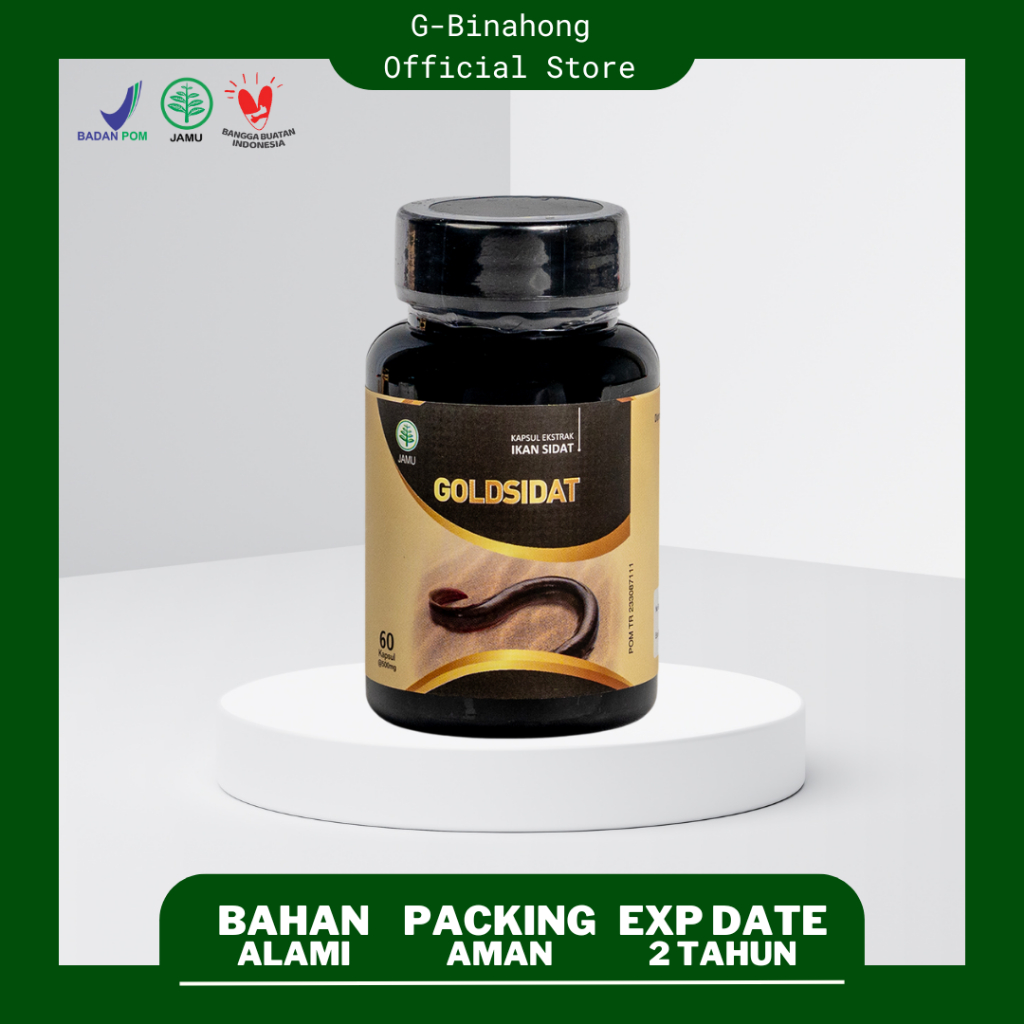 Gold Sidat Kapsul Ekstrak Ikan Sidat meningkatkan fungsi otak dan kecerdasan dan Nafsu Makan