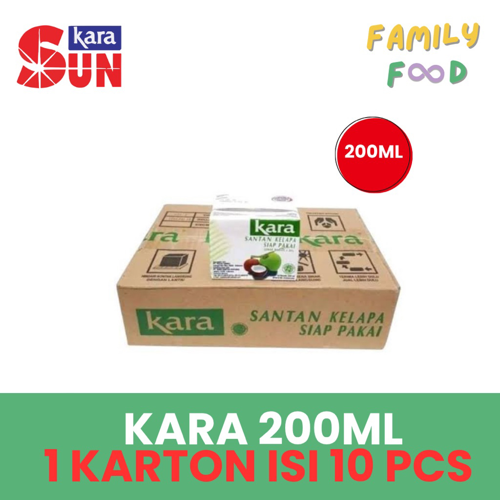

Santan KARA 200ml - 1 Dus/Karton isi 10 pcs - Santan Cair Praktis untuk Masak Harian