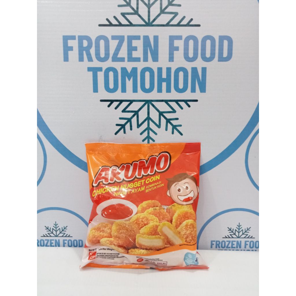 

Akumo Chicken Nugget Coin 200gr - Frozen Food Tomohon