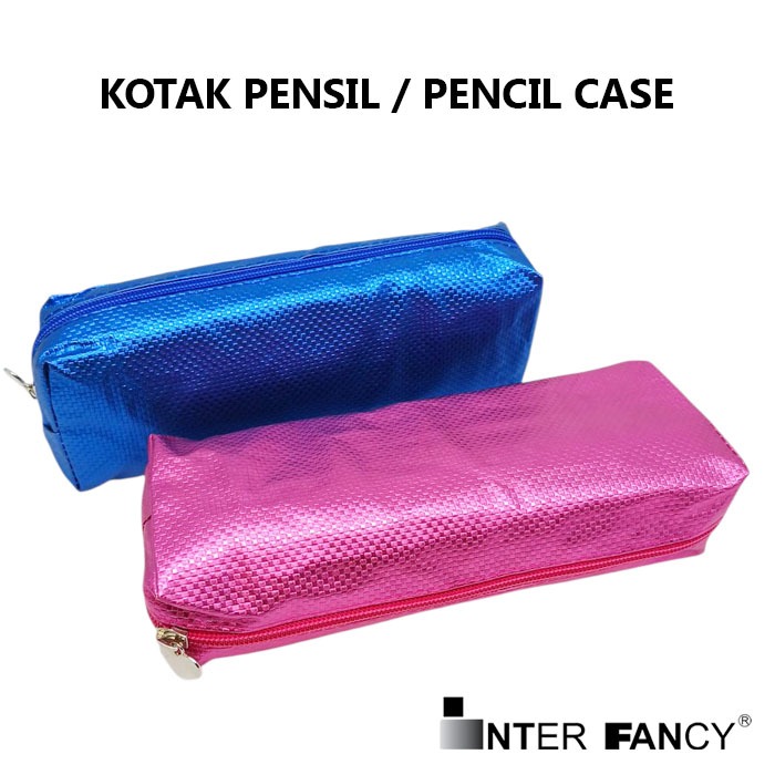 

Kotak Pencil / Tepak Pensil / Tempat Pensil / Pencil Case Bertekstur, Warna Metalik Mengkilat, type BD 03, dengan warna yang Mewah, Elegan. Terbuat dari bahan imitasi tahan air, ringan dan memuat banyak peralatan tulis.