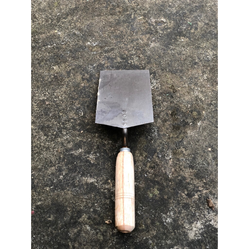 Sendok Cetok Semen Galur Kotak Cetok Tukang Bangunan 15cn