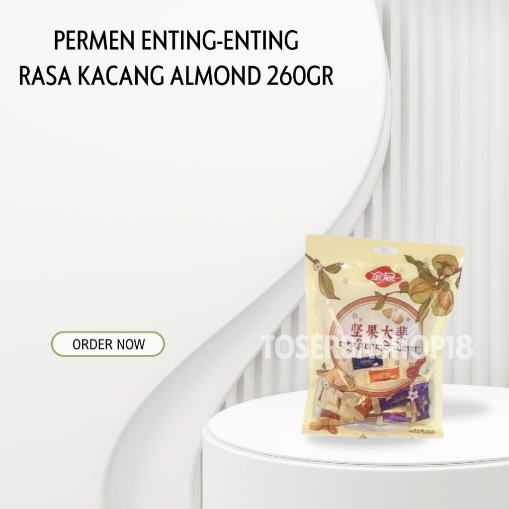 

Permen Enting-Enting Rasa Kacang Almond Golden Crown 260gr