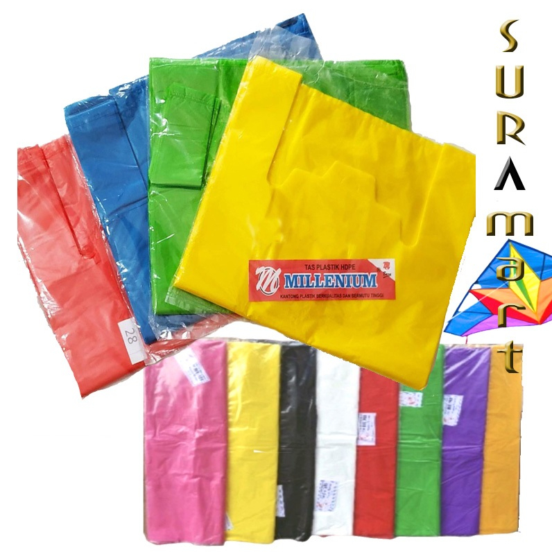 (1 pcs) KRESEK JUMBO Layangan Tas Plastik Kresek Warna Warni Kresek Layang Layang Murah dan Kuat