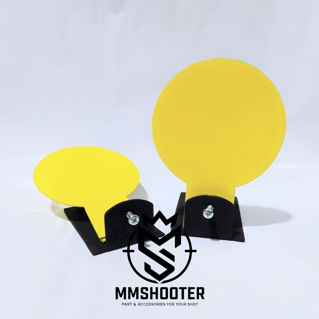 drop pin plate target AA IPSC 10cm