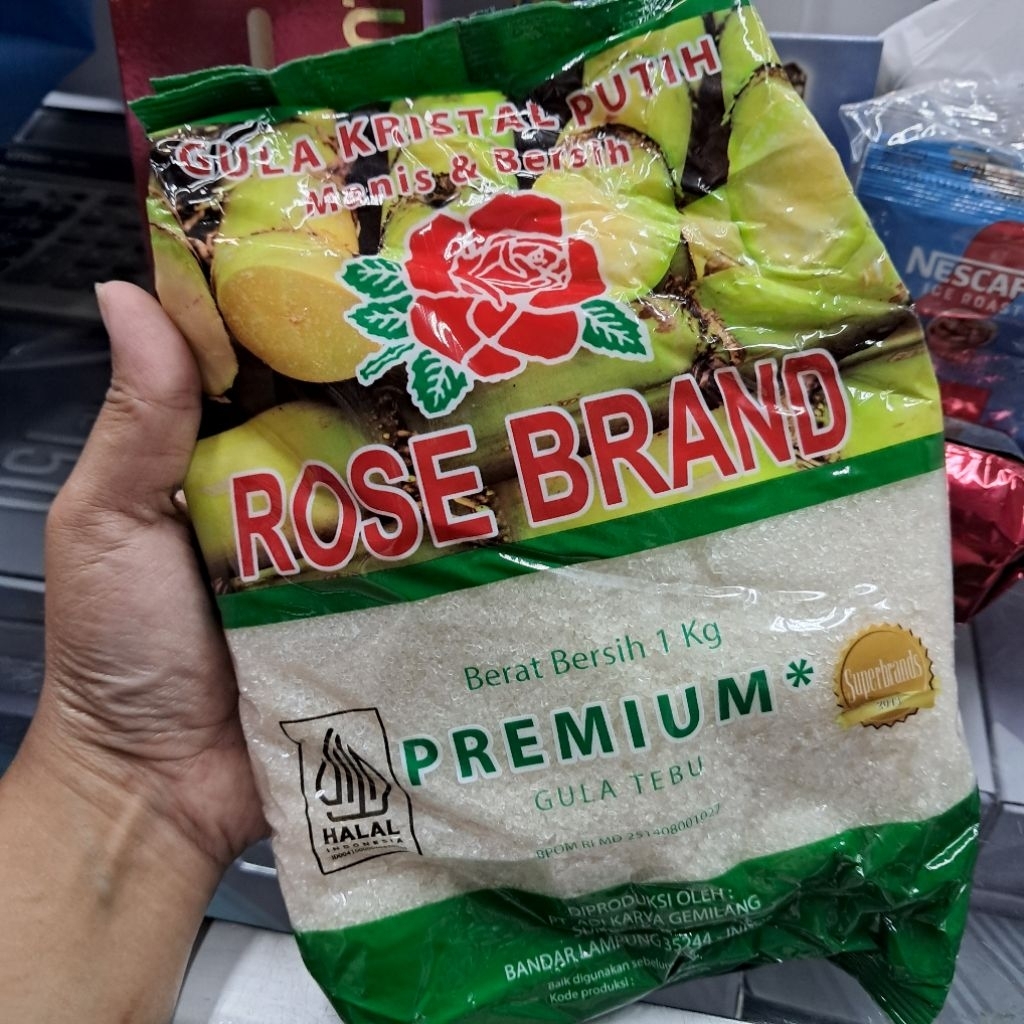 

ROSE BRAND Gula Pasir Tebu Kuning 1 kg ROSE BRAND Gula Pasir Kristal Putih Premium 1 kg