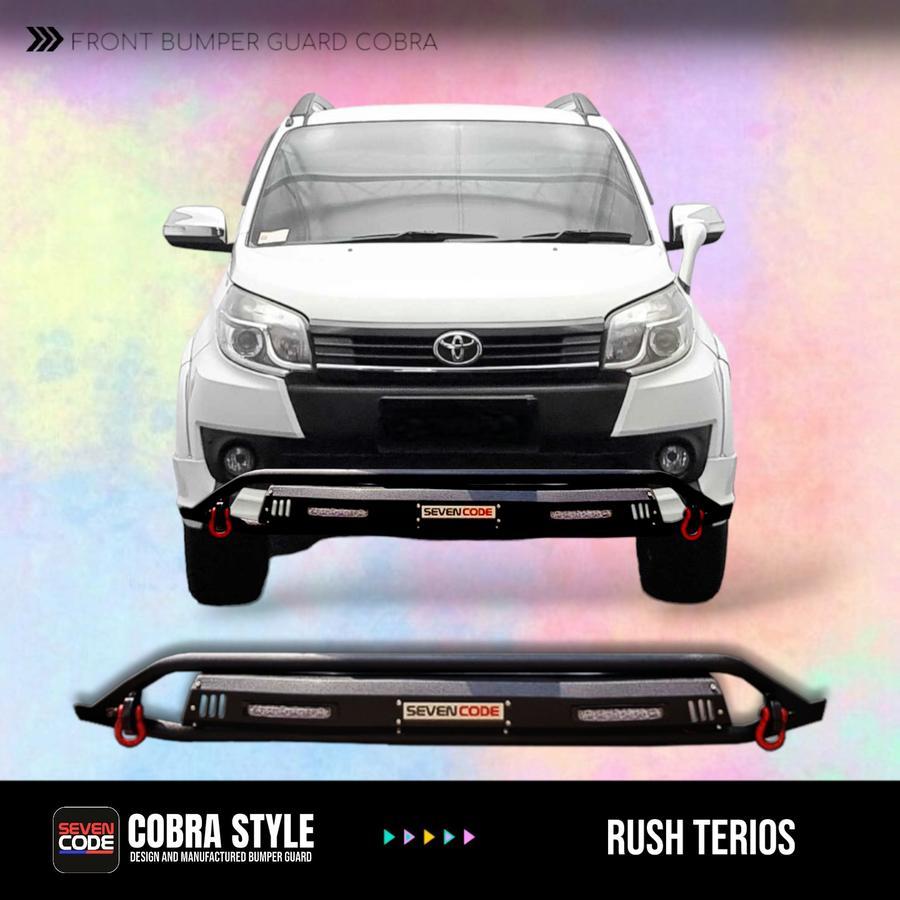 FRONT BUMPER GUARD TANDUK COBRA - TANDUK PENGAMAN DEPAN SEVENCODE - TOYOTA RUSH - DAIHATSU TERIOS - 