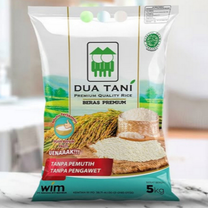 

BERAS DUA TANI PREMIUM 5 KG HALAL PULEN TANPA PEMUTIH PUTIH BERSIH TERJAMIN BEST SELLER AUTHENTIC ORIGINAL SOSOH HAMPERS PARCEL LEBARAN IDUL FITRI EID MUBARAK RAMADAN PAKET PACKAGE FESTIVE SEASON CNY IMLEK CHINESE NEW YEAR MAKANAN TRADISIONAL MOONCAKE ORI
