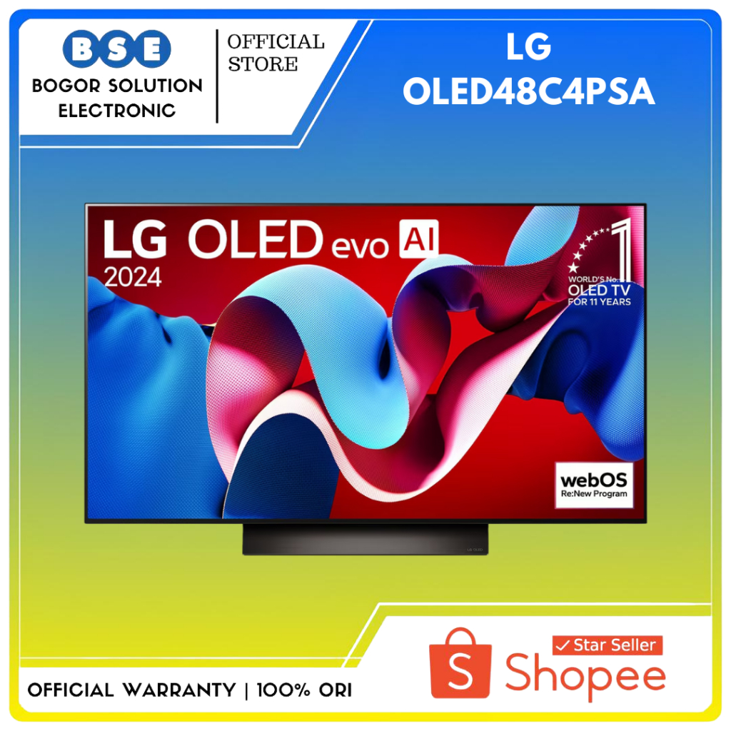TV OLED 48 Inch LG OLED C4 LG 48C4 OLED 48C4PSA 4K Smart TV // OLED 48C5PSA - 48C4 - 48C4