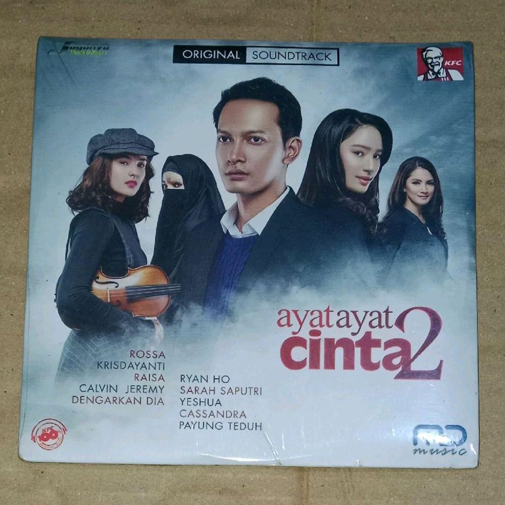 CD Ayat-Ayat Cinta 2 ORIGINAL SOUNDTRACK ROSSA KRISDAYANTI RAISA CALVIN JEREMY DENGARKAN DIA RYAN HO