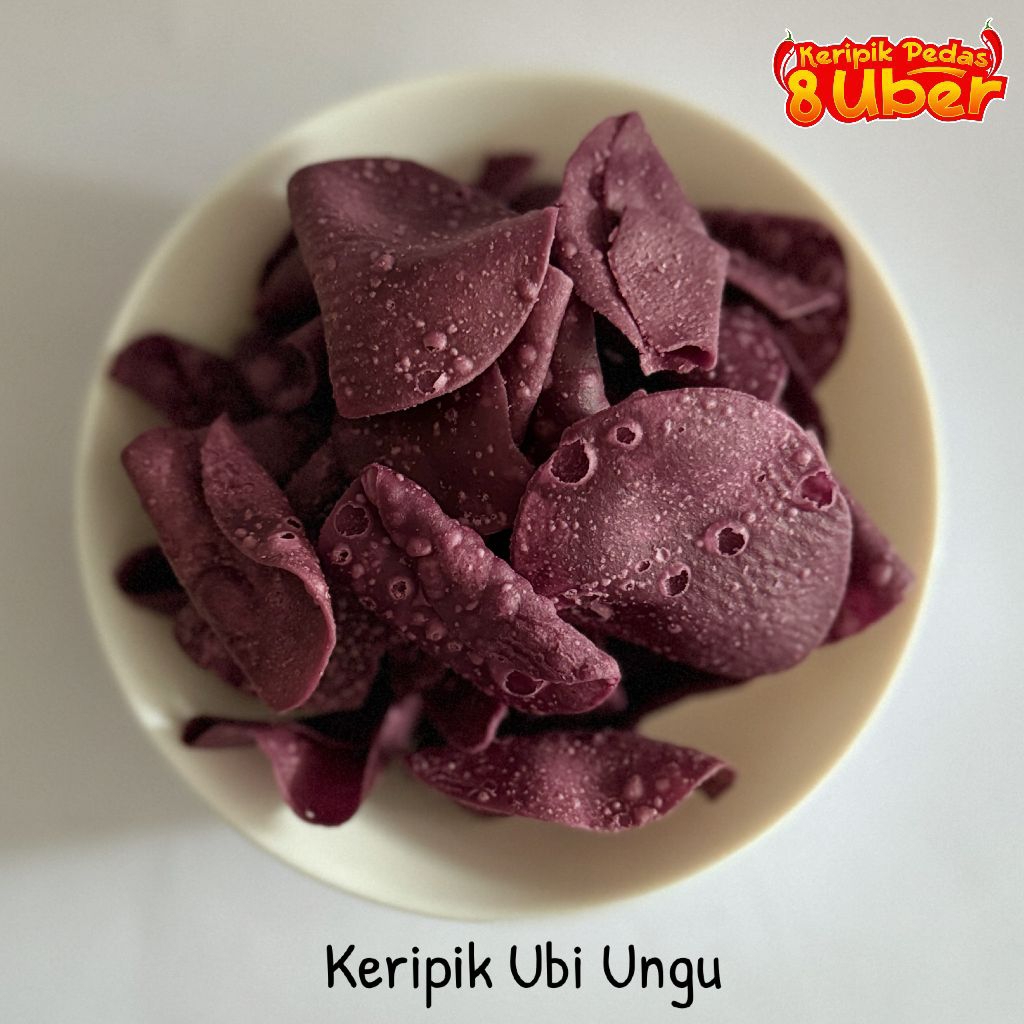 

(250gr) Keripik Ubi Ungu Enak, Renyah