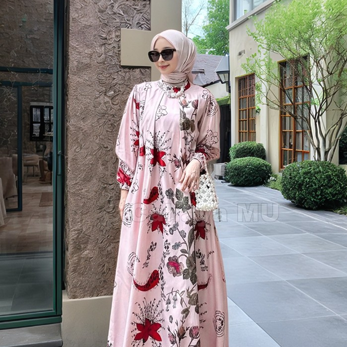 Gamis Dress Muslim Wanita Terbaru/Dress Wanita Pesta Mewah Elegan