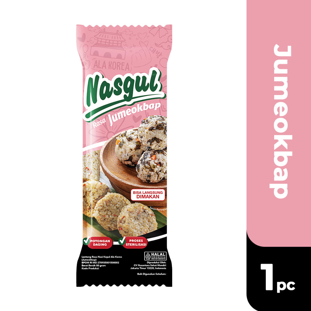 

NASGUL Lontong Siap Makan dengan Lauk 80gr