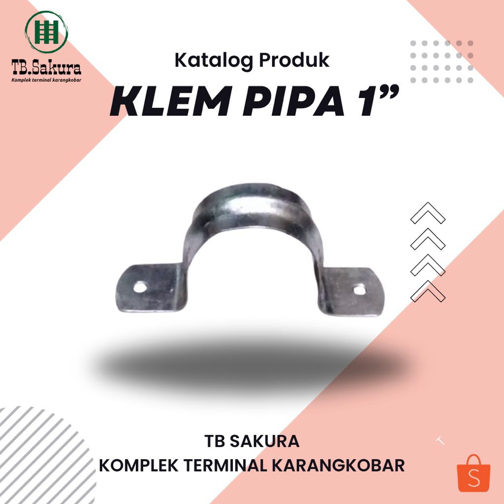 Klem paralon 1 inch..