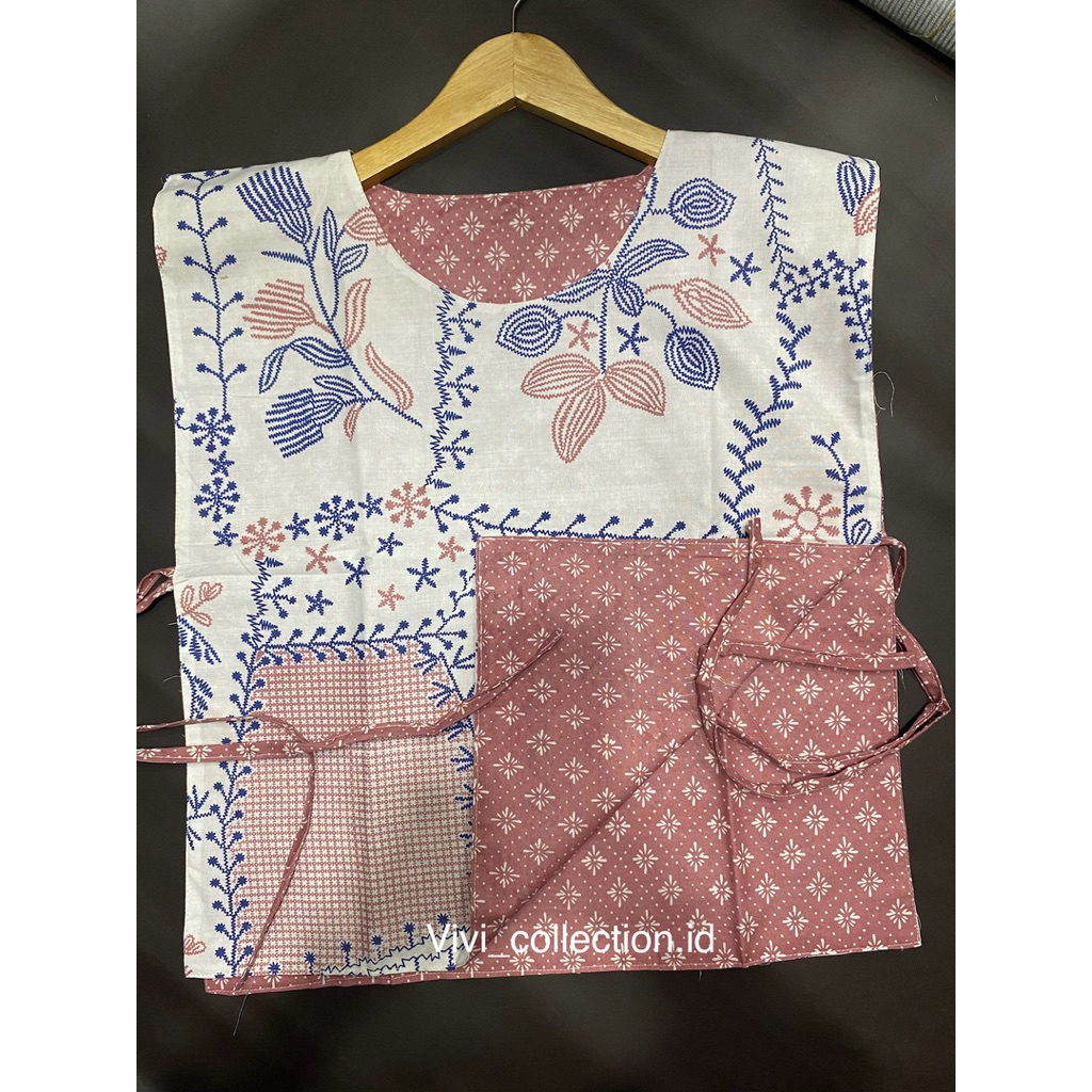 [C] VEST BATIK BOLAK BALIK, VEST MODERN, VEST BATIK KATUN, OUTER KATUN BATIK, ROMPI BATIK, VEST