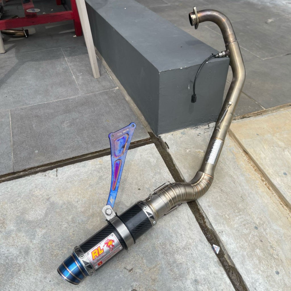 Knalpot Red Leo Mx King Original Second