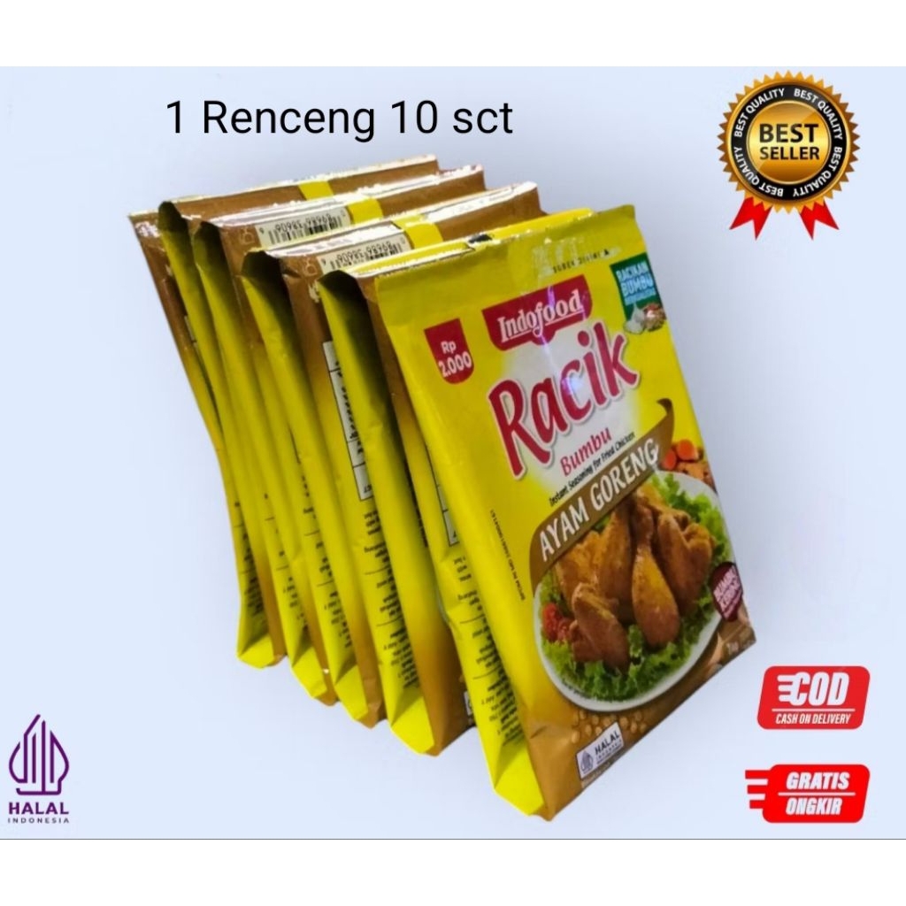 

Racik Bumbu Ayam Goreng Isi 10 Bungkus