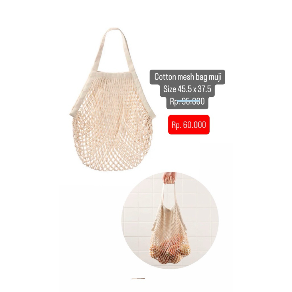 JASTIP JAPAN - COTTON MESH MUJI SIZE L