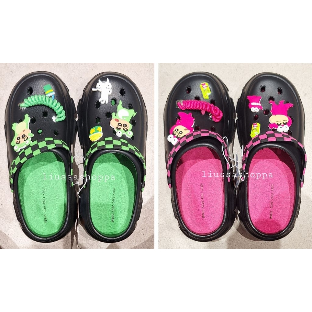 Sendal Miniso - Crayon Shinchan Collection Thick Sole Clogs