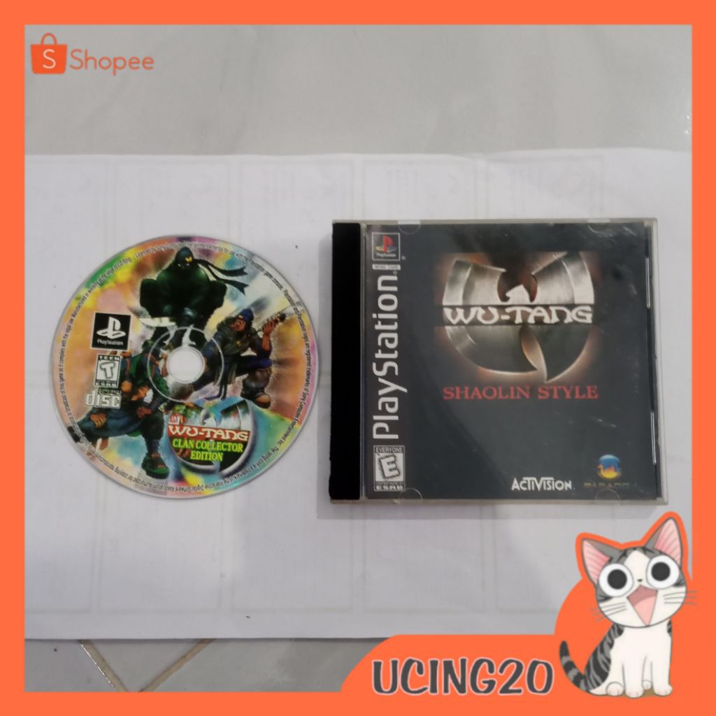 Wutang Shaolin style kaset PS1
