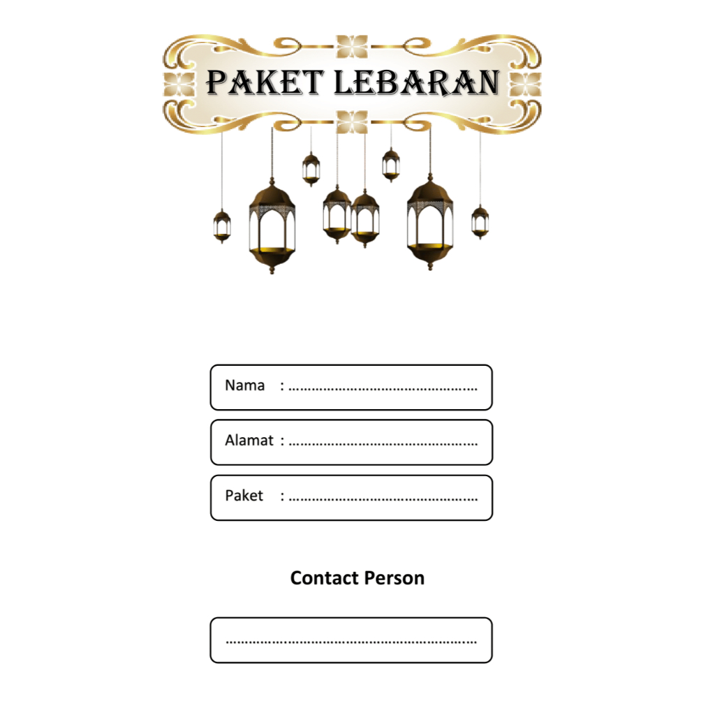 

Kartu Paket Lebaran Idul Fitri Mingguan / Bolak Balik Terbaru / Ready Stock