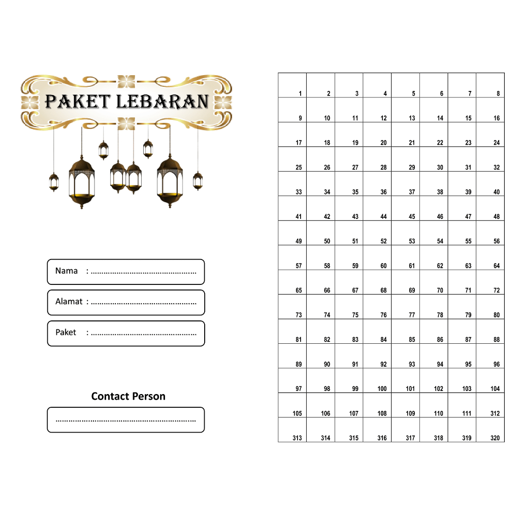 

Kartu Paket Lebaran Idul Fitri HARIAN / Bolak Balik Terbaru / Ready Stock