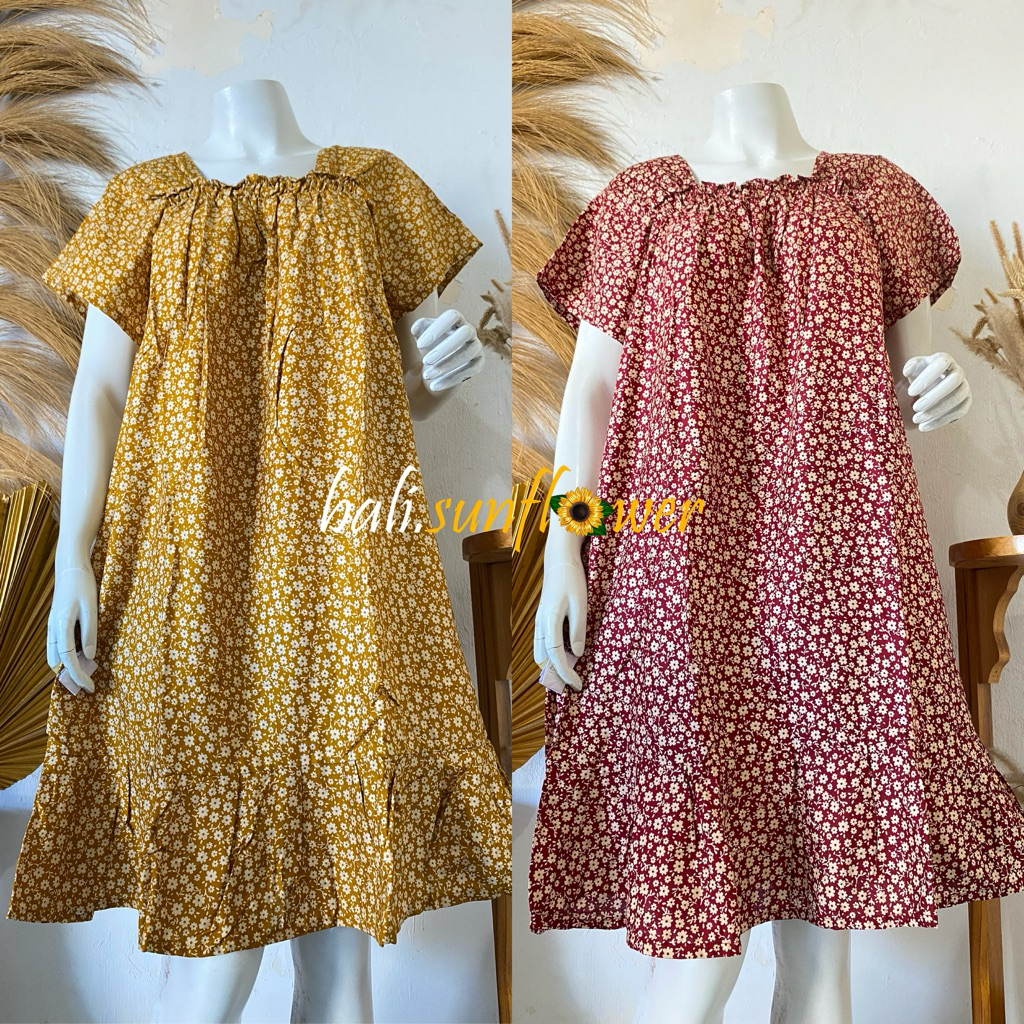 DRESS FUJI RUFFLE / DASTER FUJI BALI VIRAL