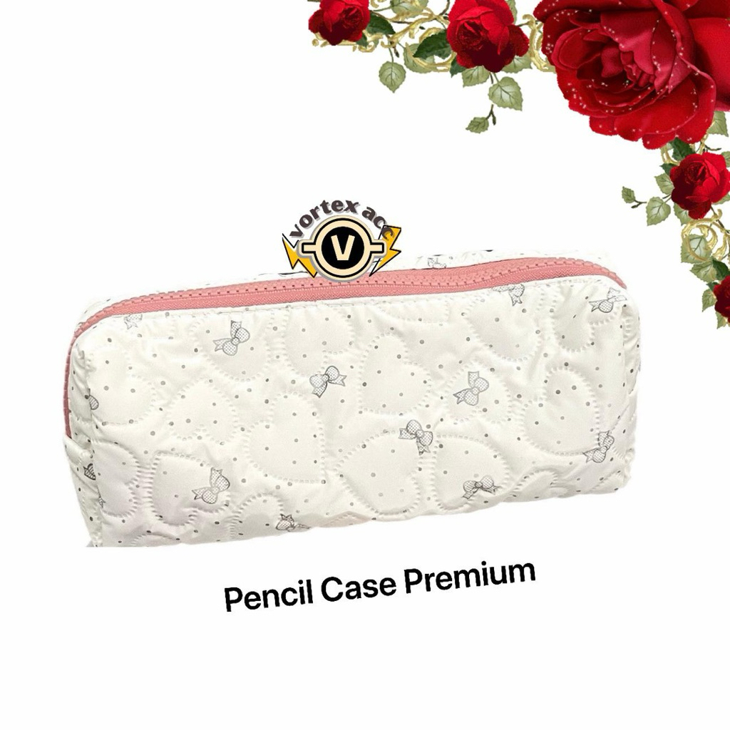 

Pencil Case Korean Tempat Pensil Pita Organizer Multifungsi/Serbaguna Rintik SB-18