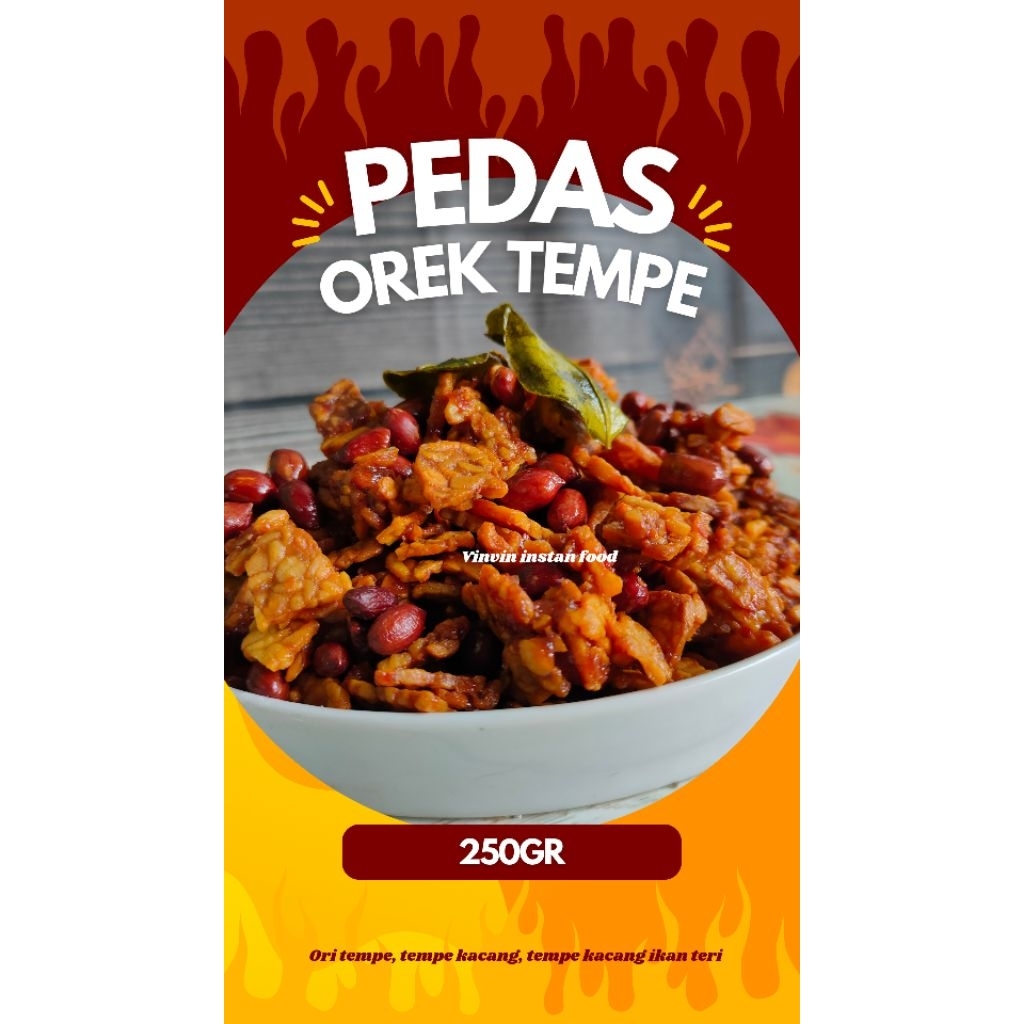 

OREK TEMPE PEDAS MANIS KHAS TASIK 250Gr