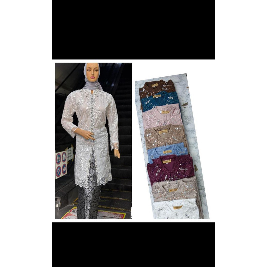 Kebaya Tunik Kancing depan busui/kebaya tunik brokat/Kebaya Tunik Busui/Kebaya Modern