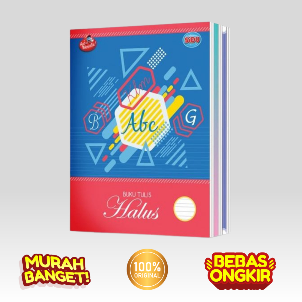 

BUKU TULIS HALUS SIDU 38 PER PACK ISI 10 PCS