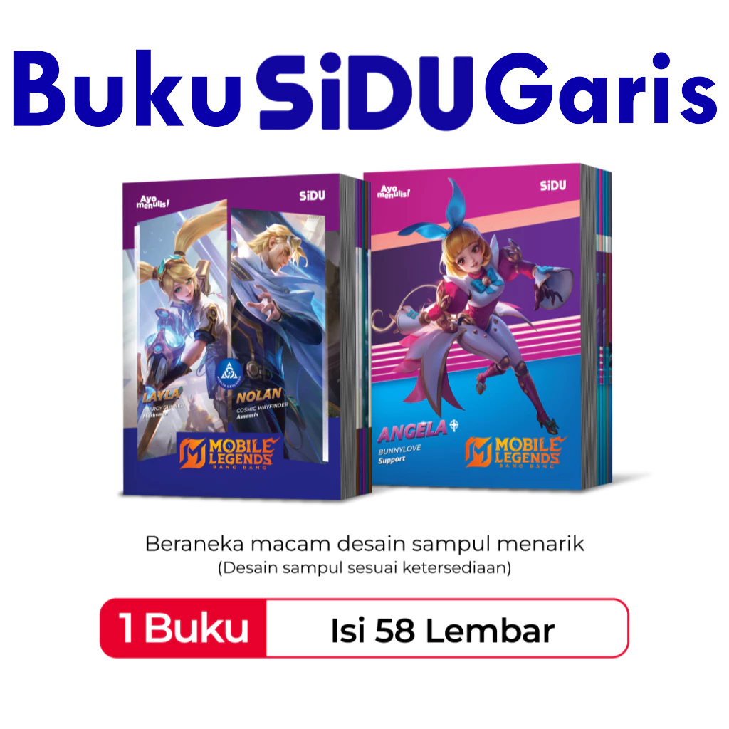 

SIDU Buku tulis 58 lembar/Buku tulis Quarto/Buku tulis A5