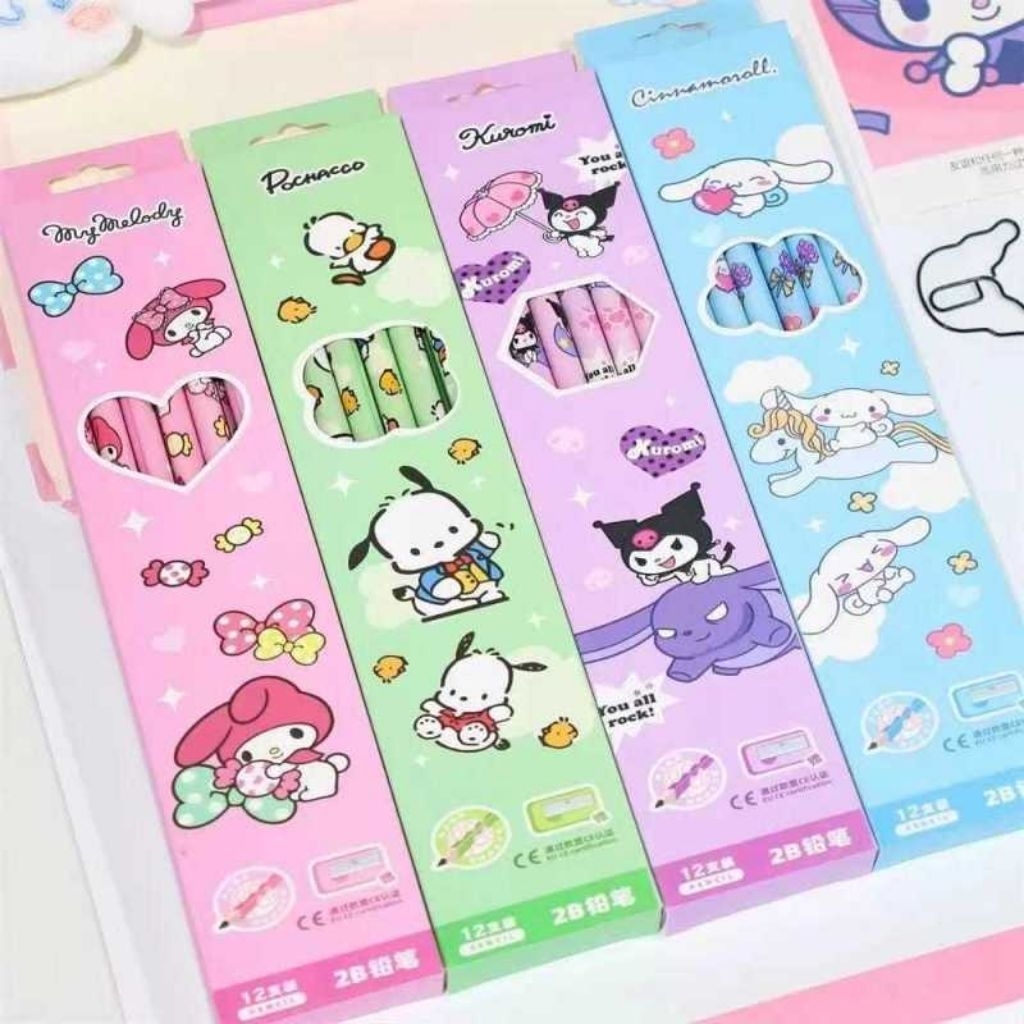 

PENSIL 2B MOTIF KARAKTER ISI 12PCS (FREE PENGHAPUS + RAUTAN)