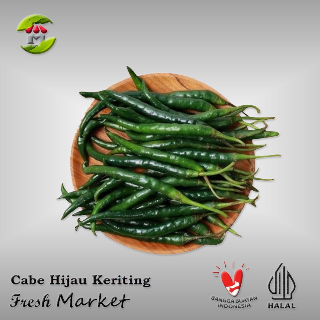 

[DEPOK] Cabe Hijau Keriting Pack 250gr