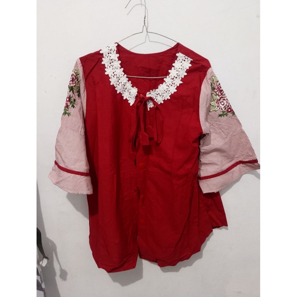 baju kemeja bordir Preloved