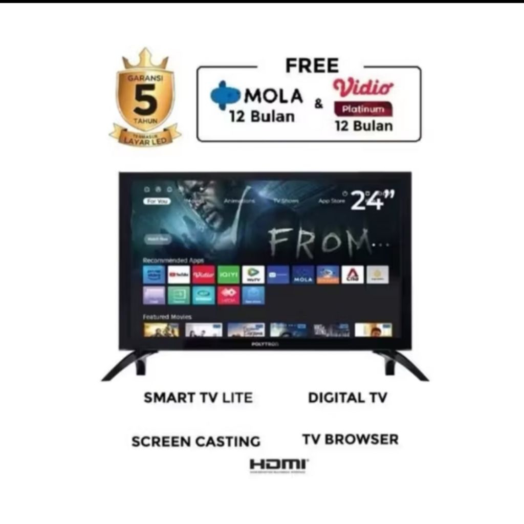 TV Polytron 24inch digital / TV Polytron 24inch Smart / TV Polytron 24v1853 / TV Polytron 24,CV1869