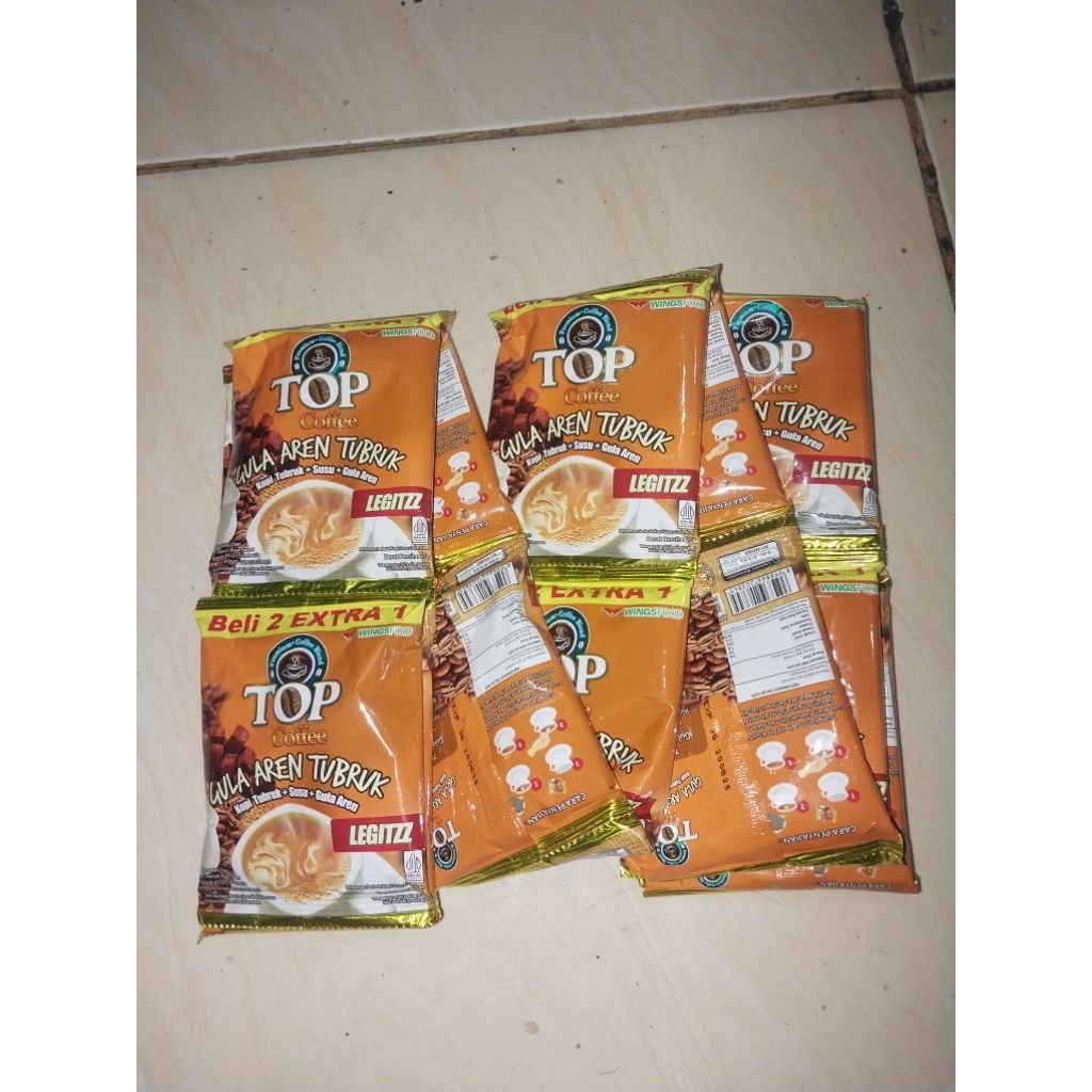 

Too Kopi Gula Aren Tubruk 1 Renceng isi 15 Sachet